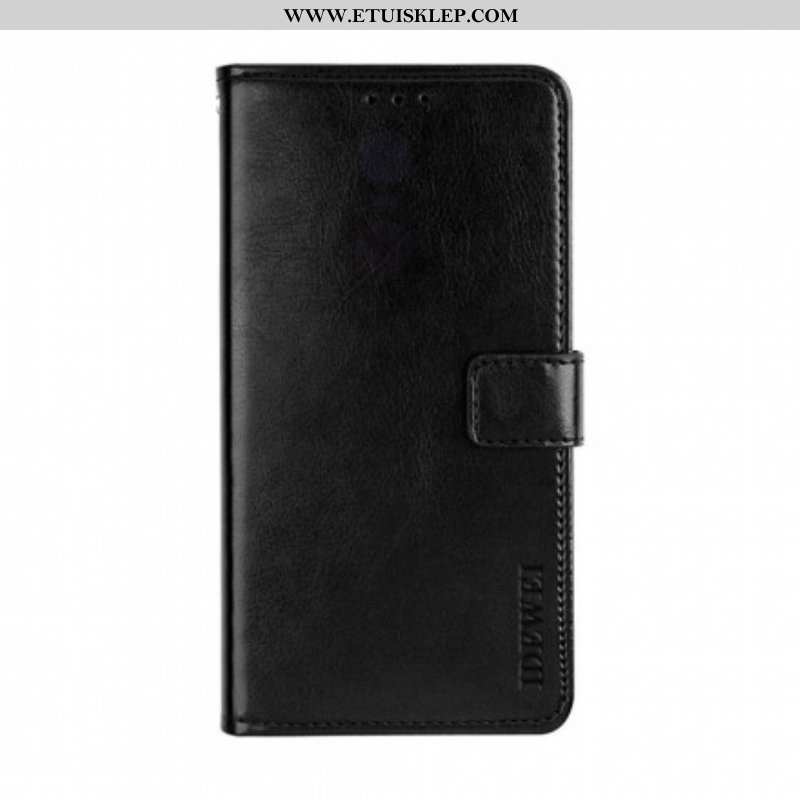 Obudowa Etui Na Telefon do Xiaomi Redmi Note 10 Pro Imitacja Skóry Idewei